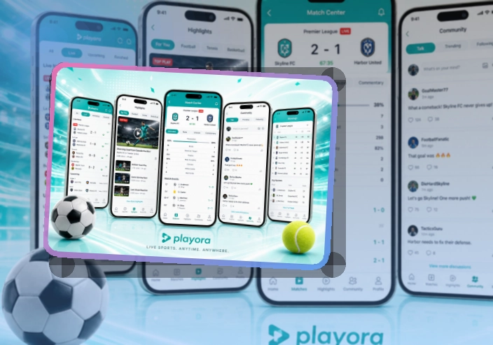 海报式引导 · 直播比分App · 常用入口不再分散界面展示